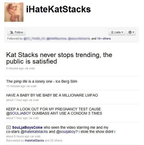 Kat Stacks and Soulja Boy Kat Stacks and Soulja Boy