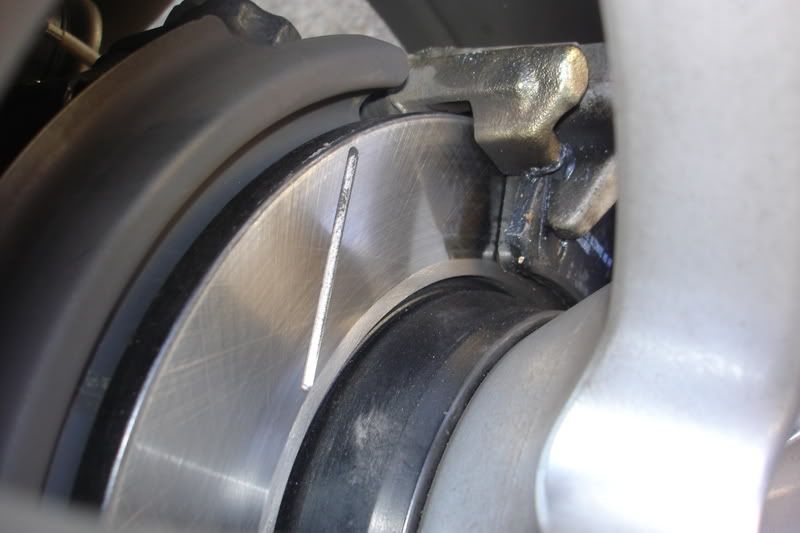 Brake Rotor Pad Coverage