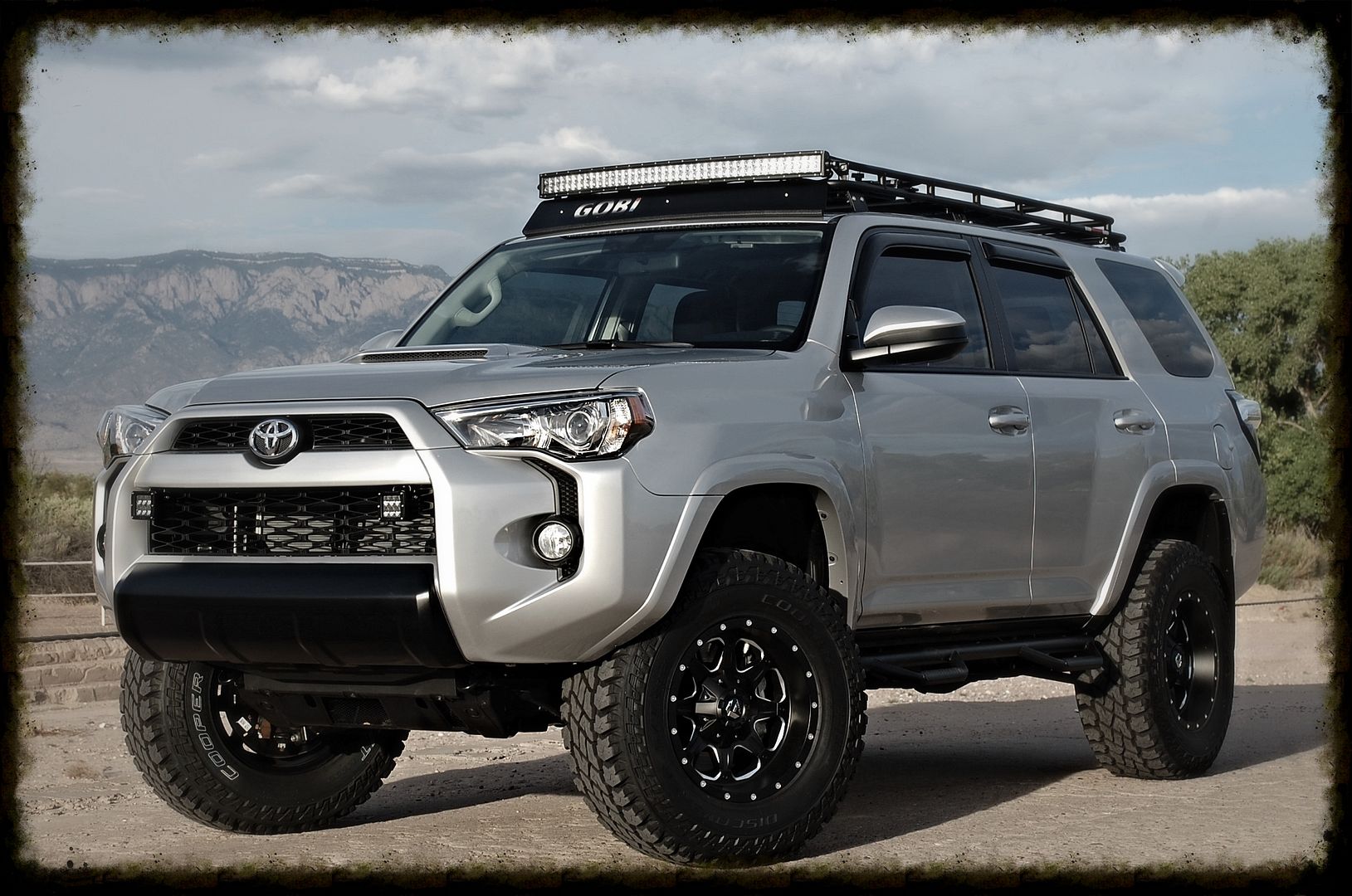 Aftermarket toyota forerunner winch nerf bar