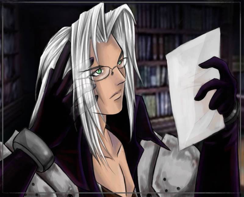 Sephiroth_oo_XD.jpg Loving the glasses xD image by Kori_ryuu