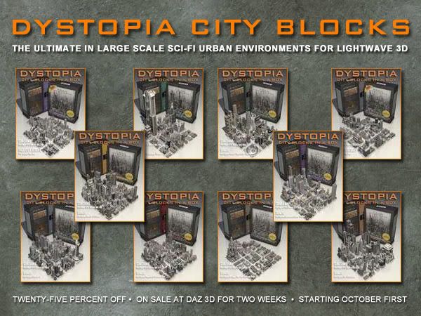 Dystopia City Blocks for LightWave