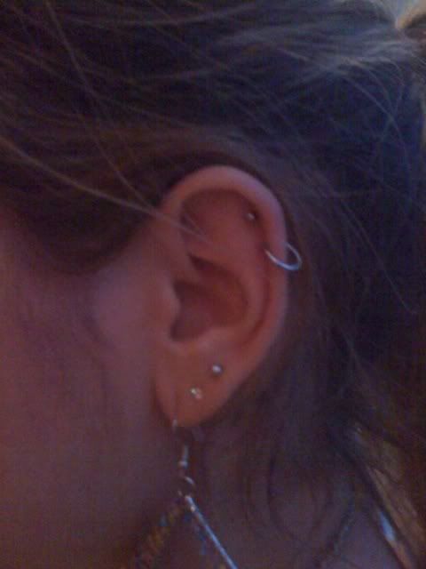 Lessons & tips: Cartilage piercings do hurt, but they look nice.