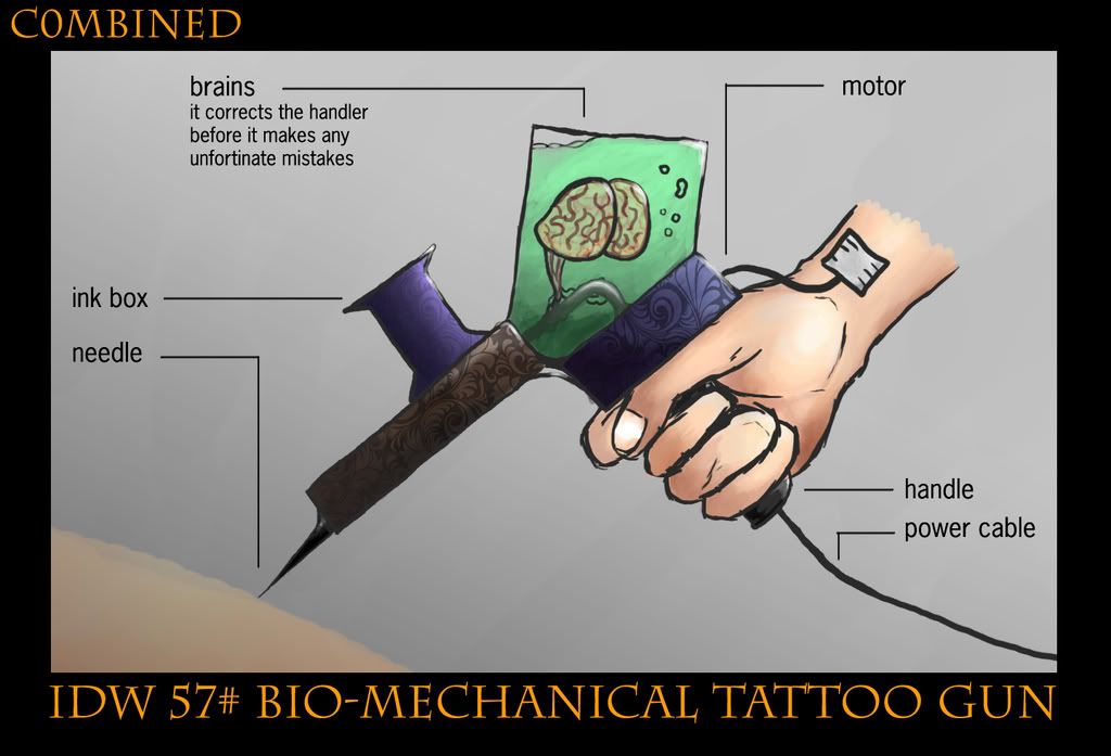 bio tattoo. IDW #57: Bio-Mechanical Tattoo