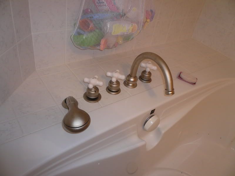 Drilling faucet holes in an acrylic tub or deckmounting the faucet