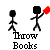 throw books