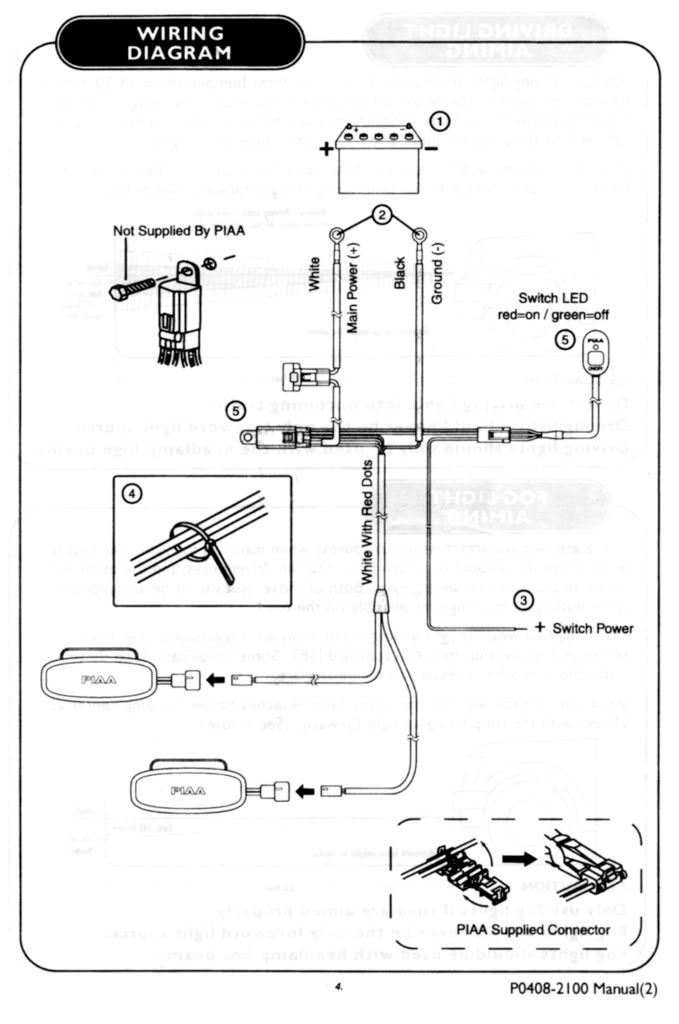 Piaa Relay   Harness Wiring Diagram