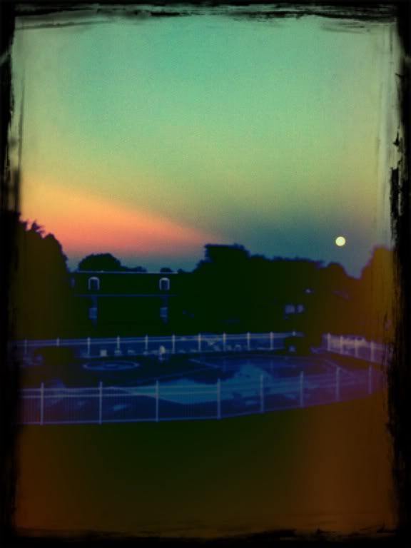 Sunset and Moonrise, Uploaded with Snapbucket