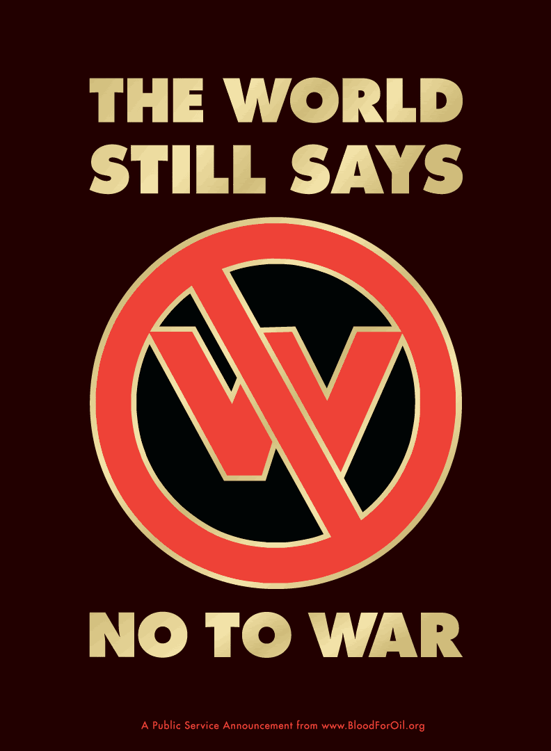 no to war