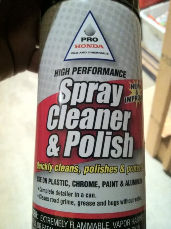 Honda Spray Cleaner & Polish PNW Riders The Motorcycle Community