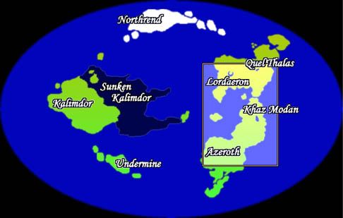 world of warcraft map northrend. World Map