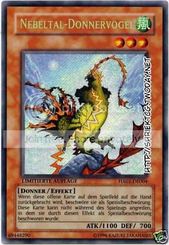 Yu-Gi-Oh! - Mist Valley Thunderbird (HA01-EN004) - Arsenal Oculto - Edición Ilimitada - Secret Rare | Compra Online En Yaxa Costa Rica