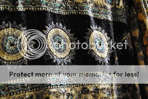ethnic cotton VELVET luxe BOHEMIAN hippie vintage 70s BELL SLEEVE mini 