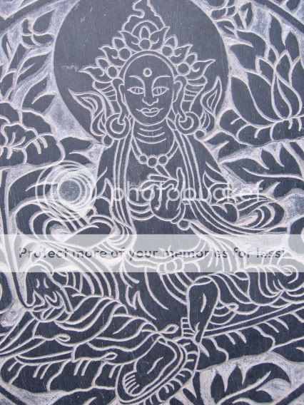 INCREDIBLE FAIR TRADE 7 HAND CARVED TIBETAN BUDDHIST STONE PLAQUE 