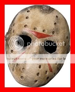 Licensed Jason Friday The 13th Deluxe Costume Hockey Mask Adult USA