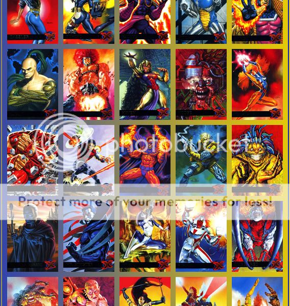 Scans: X-Men '95 Fleer Ultra Trading Card Collection