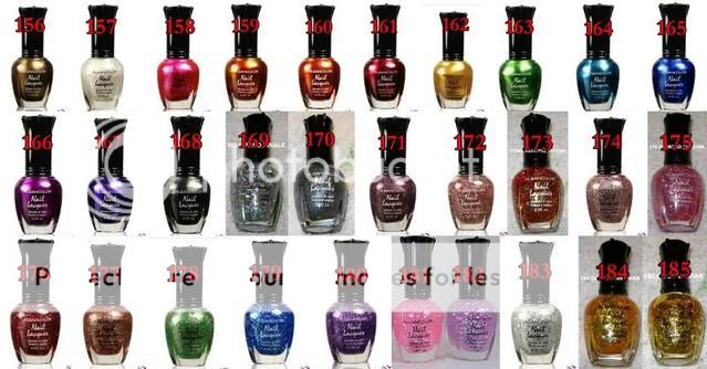 KLEANCOLOR NAIL POLISH LACQUER COLORS 156 185 PICK 1  